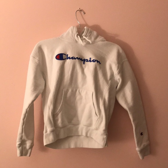 Champion Tops - White Champion sweatshirt